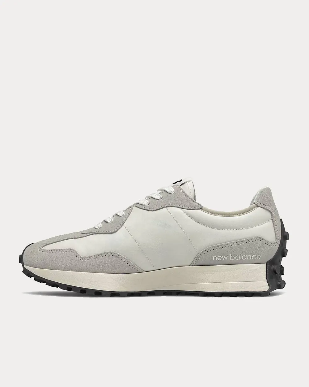 327 Sea Salt With Black Low Top Sneakers