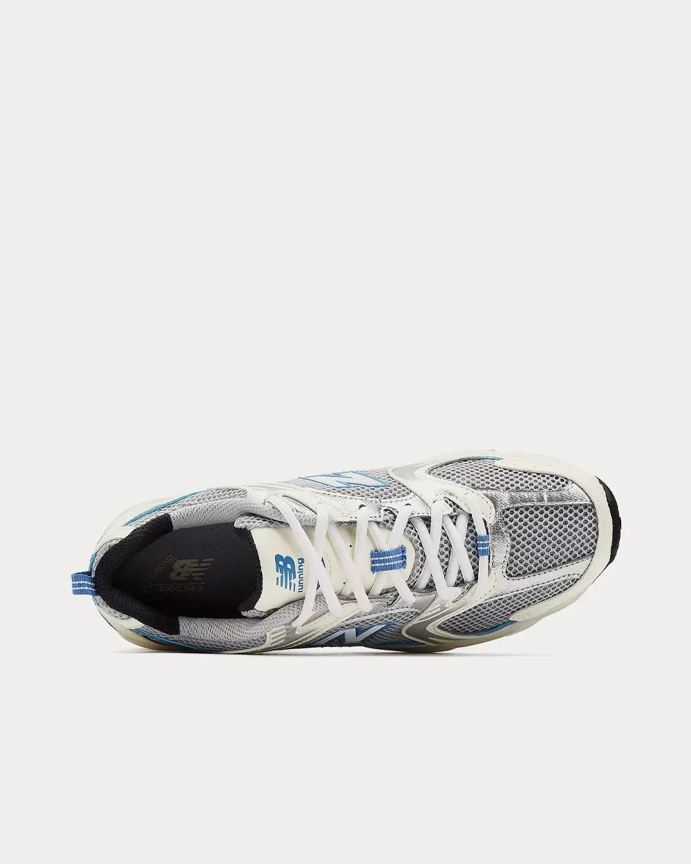 530 White / Blue Low Top Sneakers