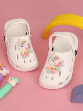 Adorable Unicorn Theme Clogs for Girls
