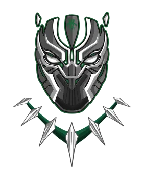 Air Jordan 3 “Pine Green” Black T-Shirt (Panther mask)