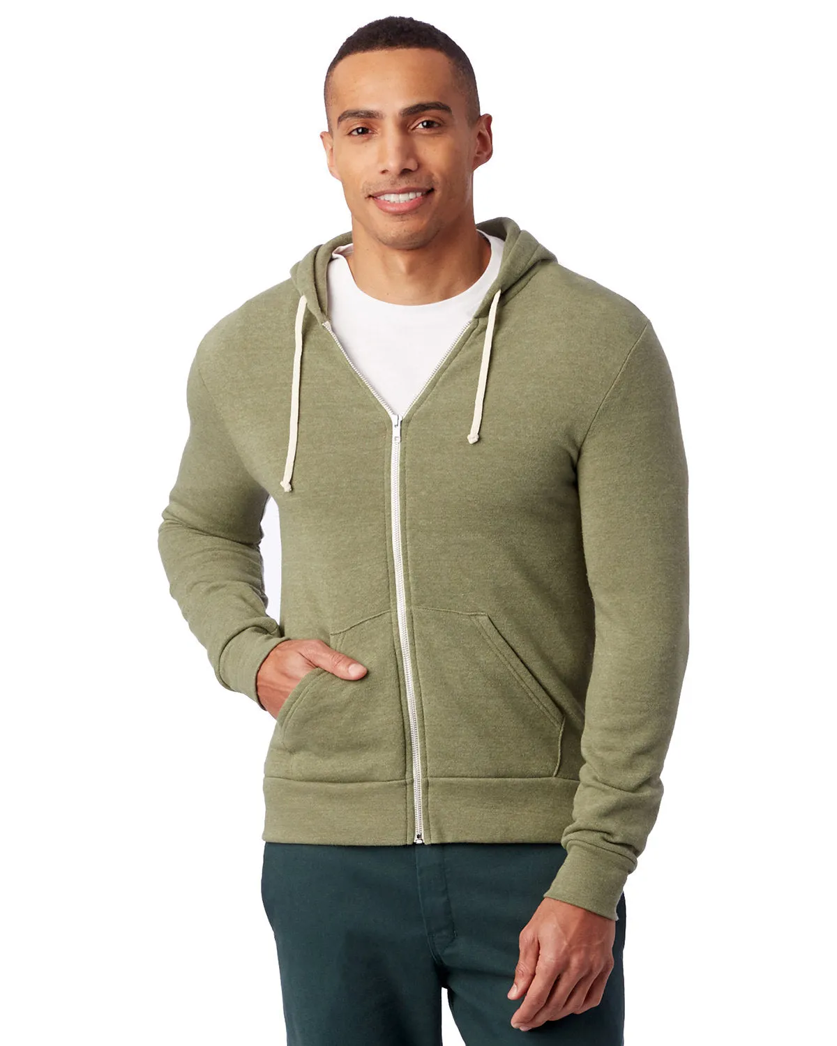 Alternative Men's Rocky Eco-Fleece Zip Hoodie