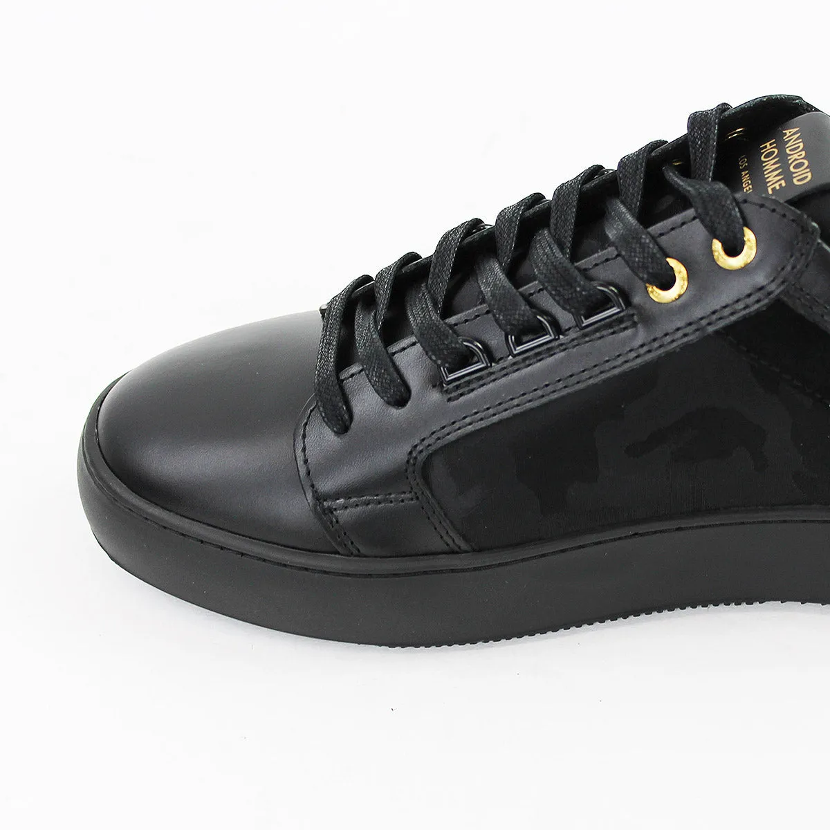 Android Homme - Venice Monocramatic Camo Trainers in Black