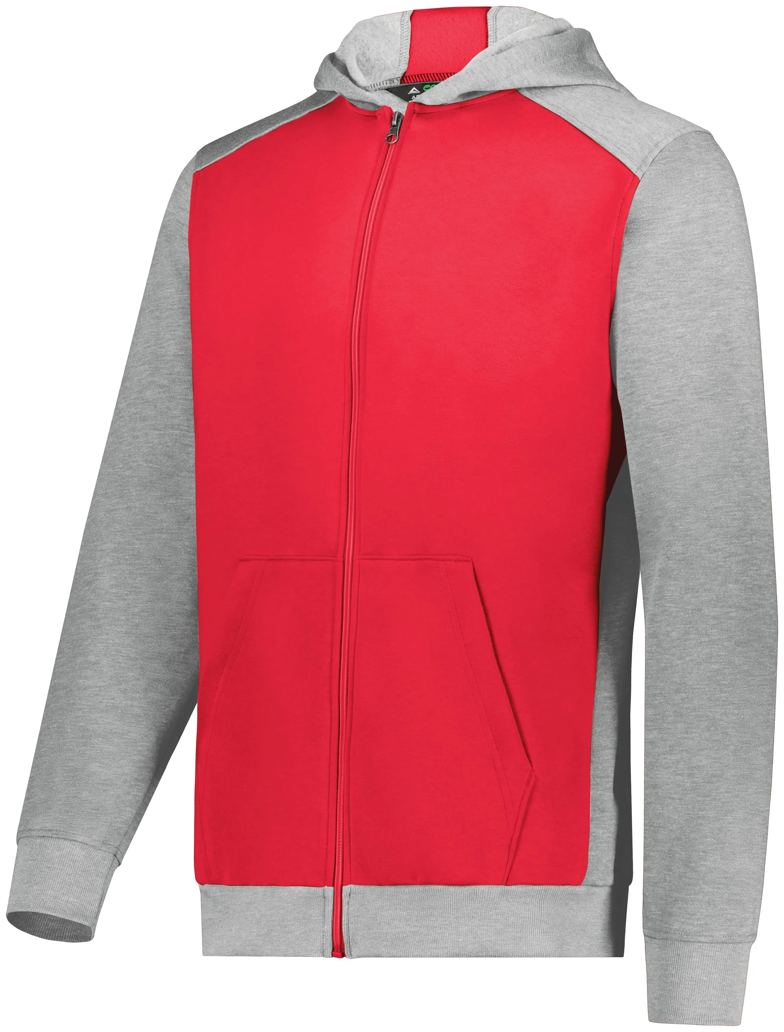 Augusta Youth Three-Season Fleece Full Zip Hoodie