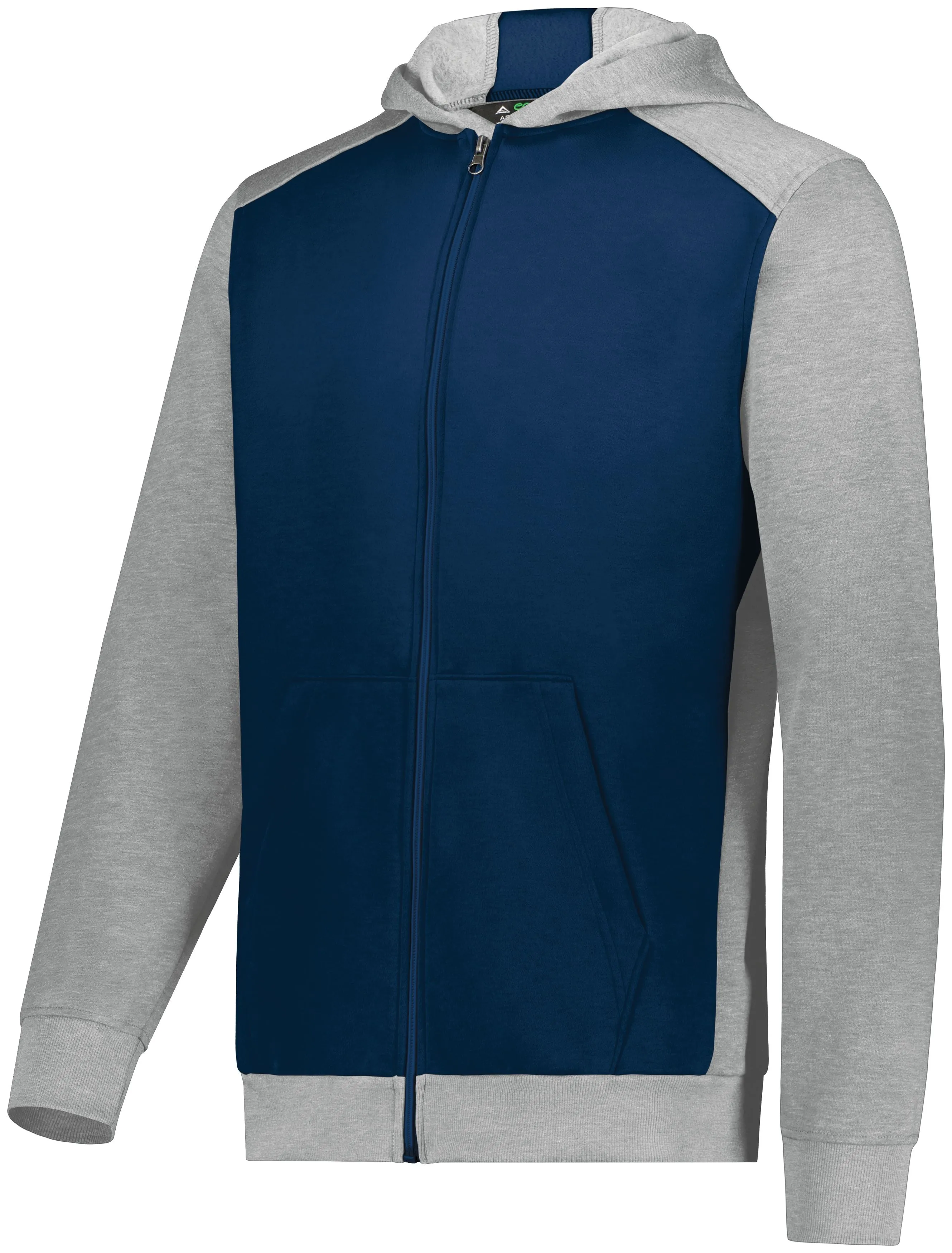 Augusta Youth Three-Season Fleece Full Zip Hoodie