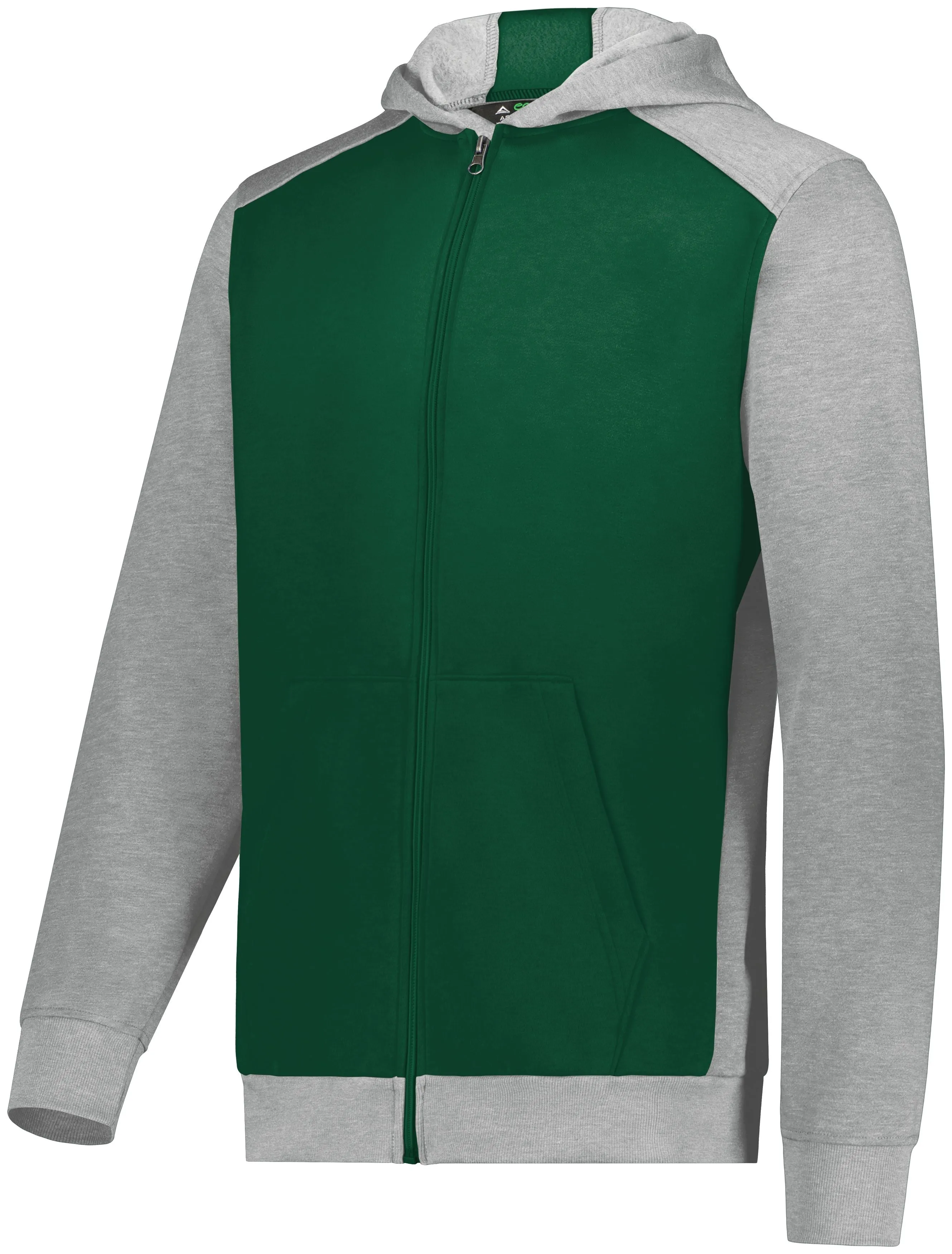 Augusta Youth Three-Season Fleece Full Zip Hoodie
