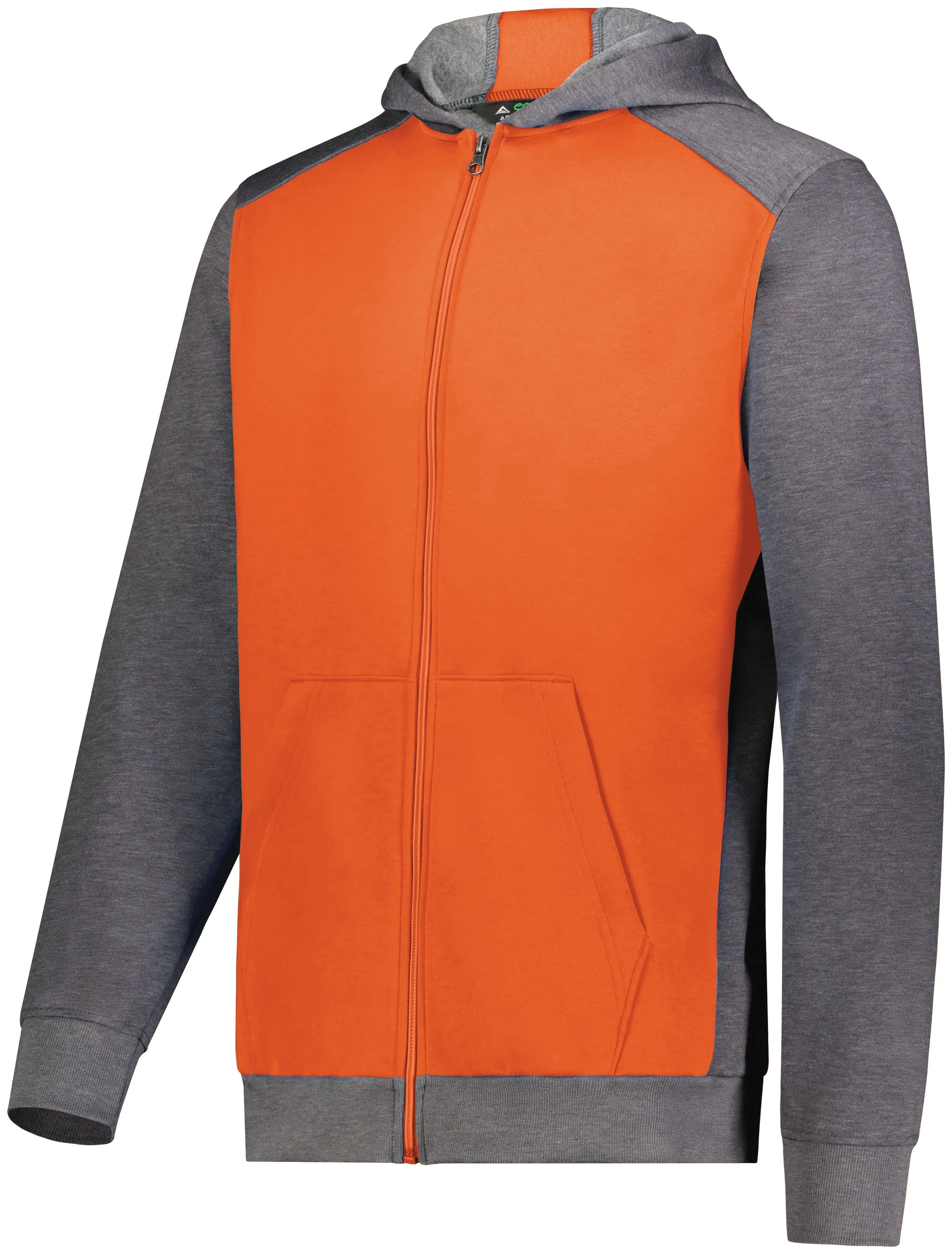Augusta Youth Three-Season Fleece Full Zip Hoodie