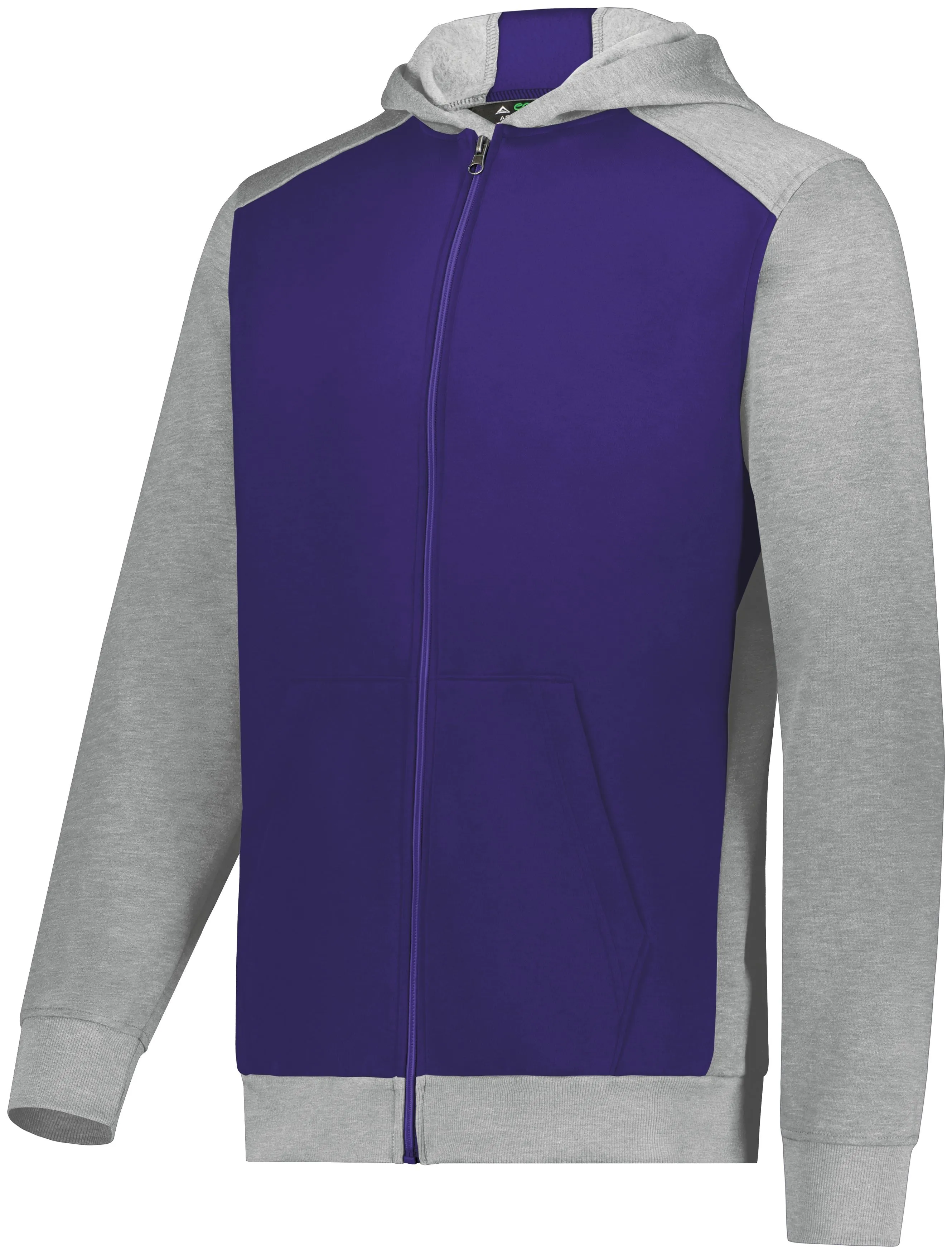 Augusta Youth Three-Season Fleece Full Zip Hoodie