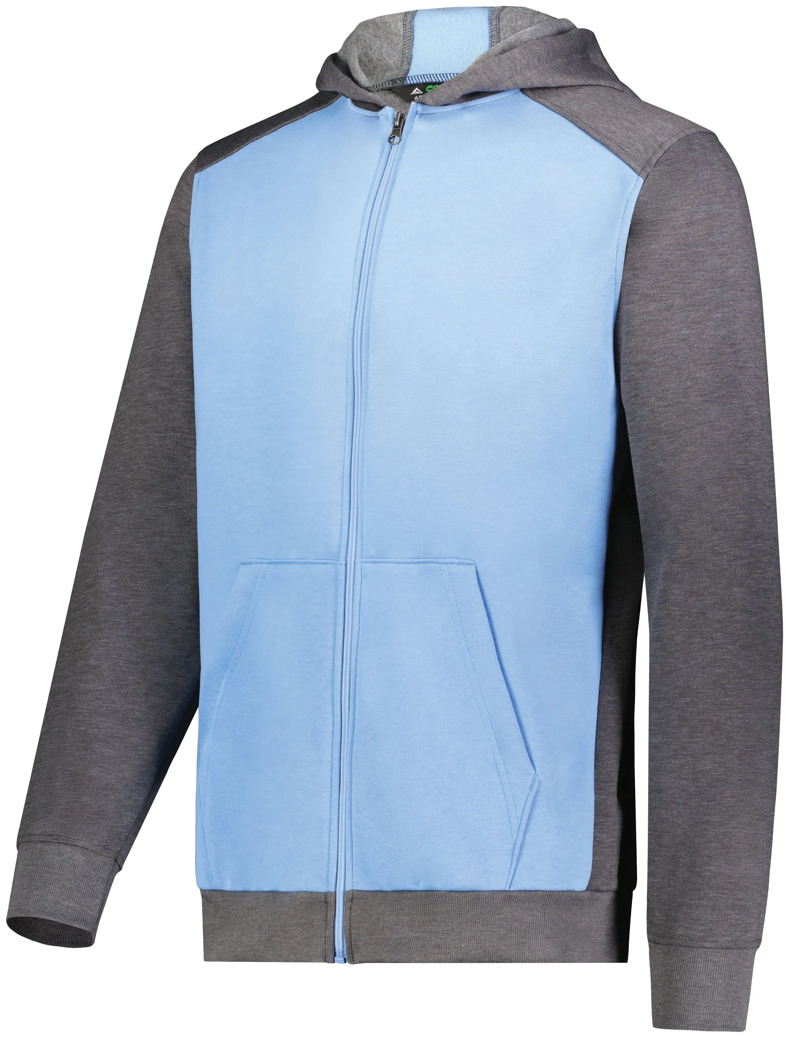 Augusta Youth Three-Season Fleece Full Zip Hoodie