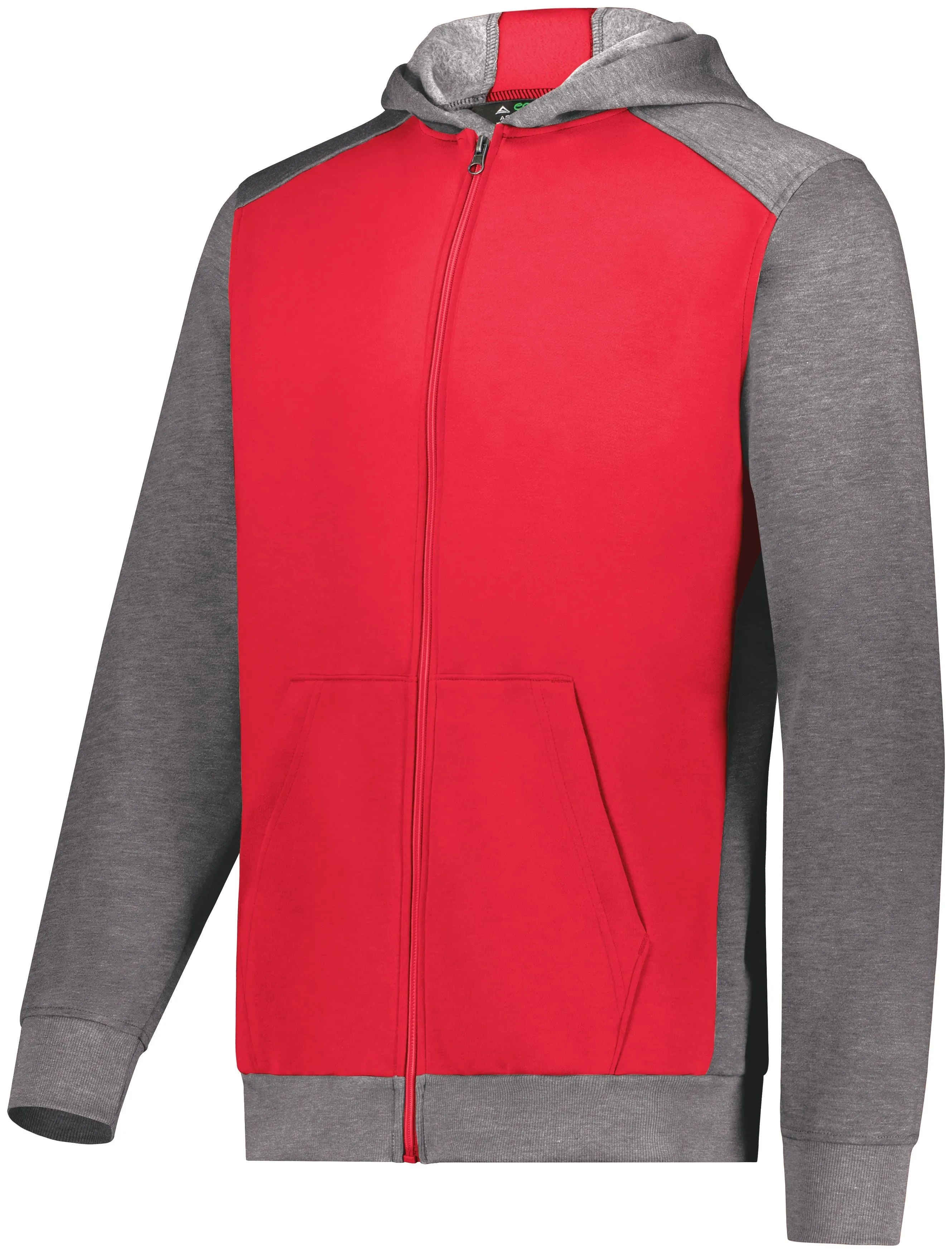 Augusta Youth Three-Season Fleece Full Zip Hoodie