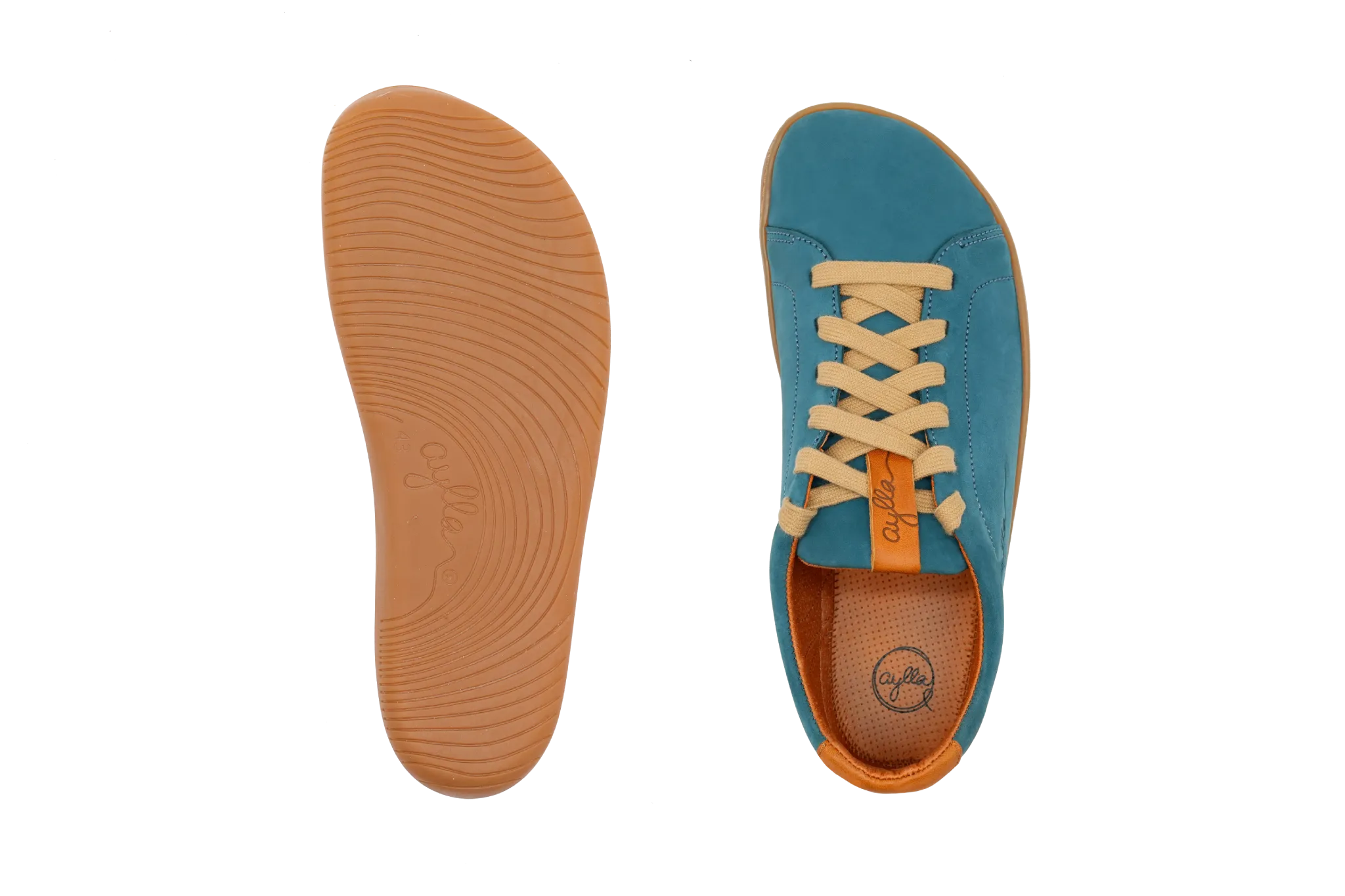 AYLLA BAREFOOT SNEAKER KECK MENS - PETROL