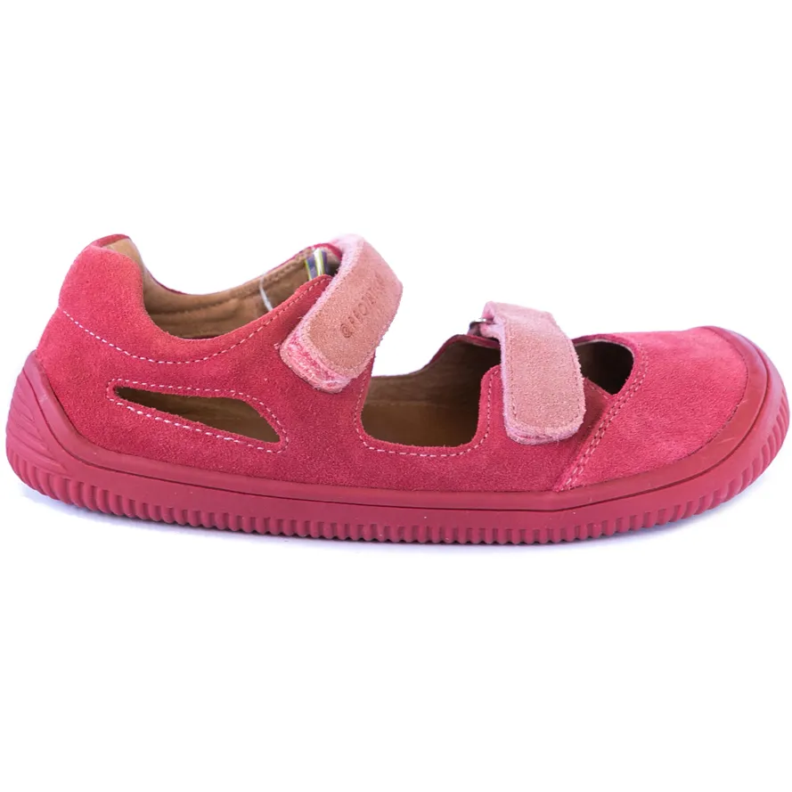 barefoot BERG coral girls sneakers (narrow)