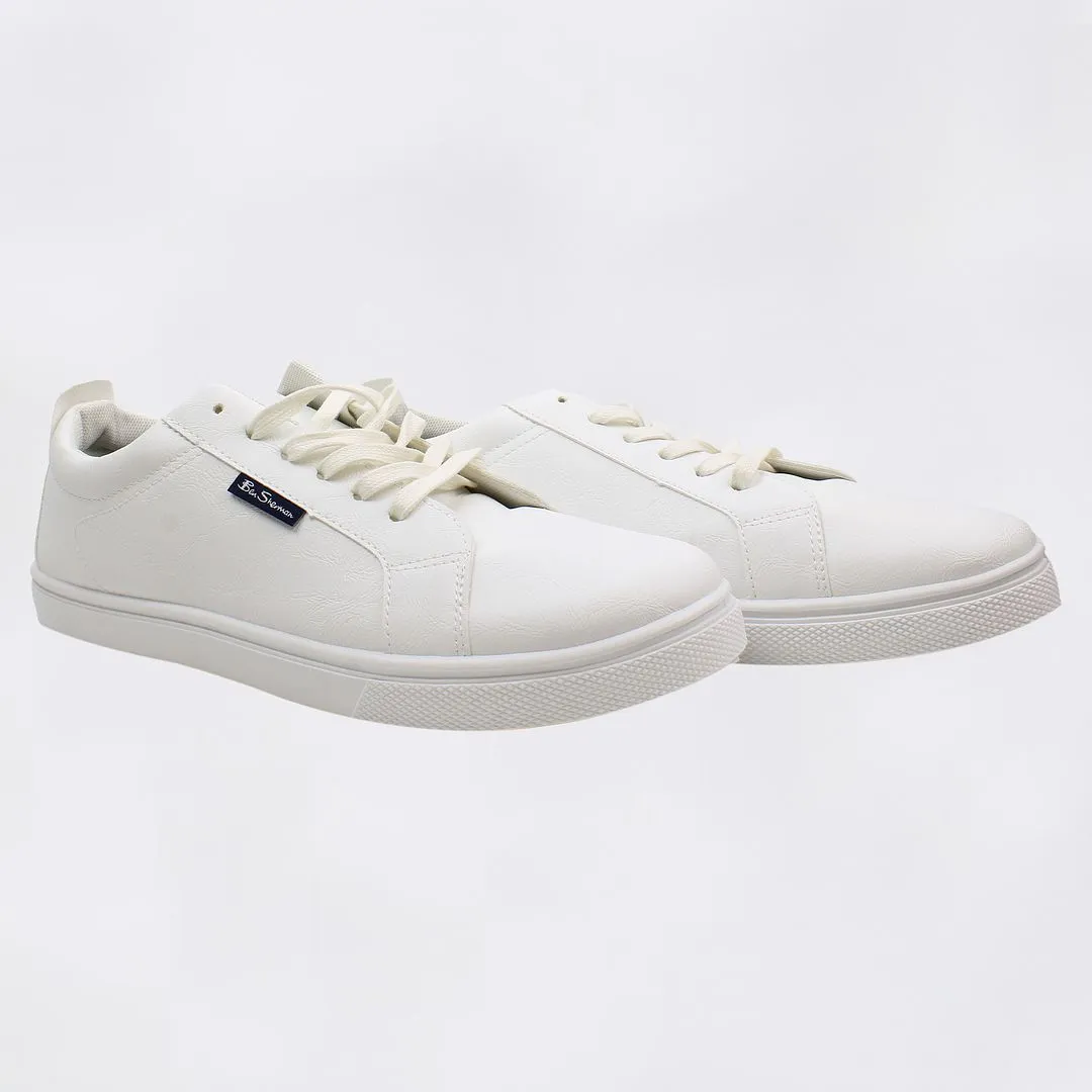 Ben Sherman Mickey Mens White Trainers NO BOX