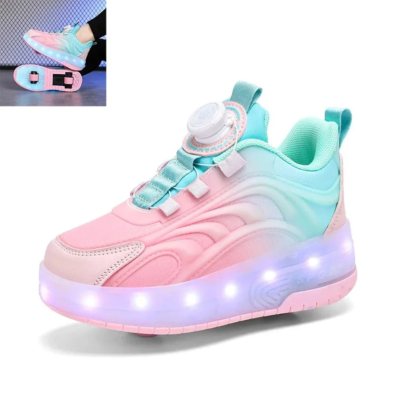 BodySmarty™RolliGlide Shoes  | Walk, Roll, and Glow!