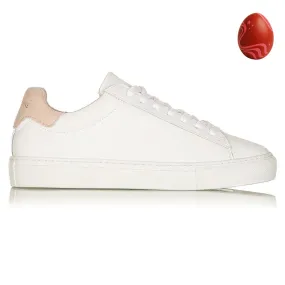 Classic Trainer - White/Beige Suede
