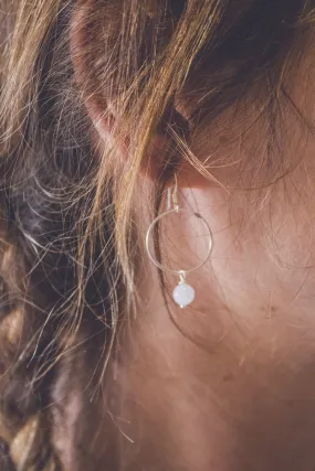 CRYSTAL CIRCLE EARRINGS