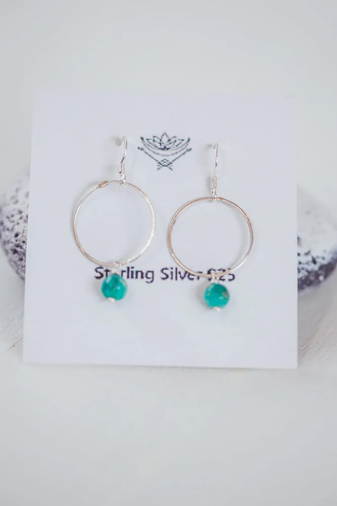 CRYSTAL CIRCLE EARRINGS