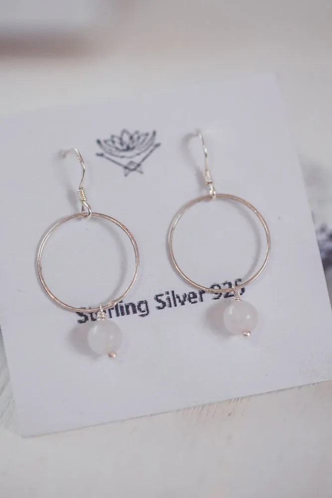 CRYSTAL CIRCLE EARRINGS