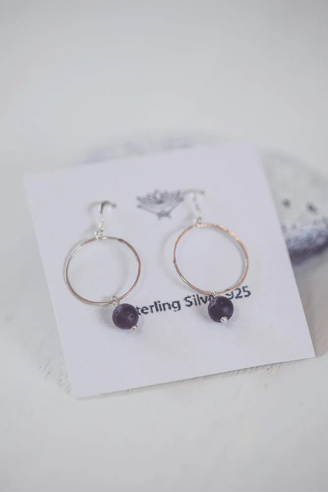 CRYSTAL CIRCLE EARRINGS