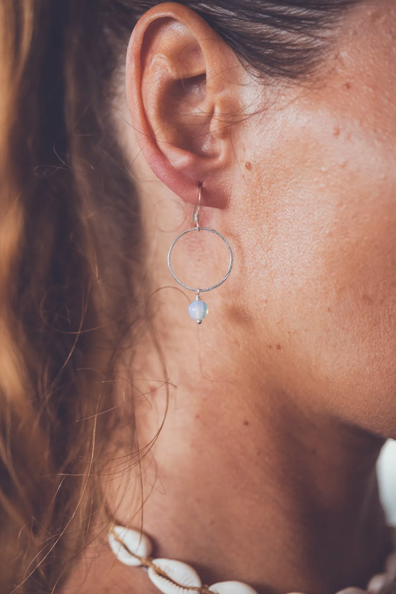 CRYSTAL CIRCLE EARRINGS