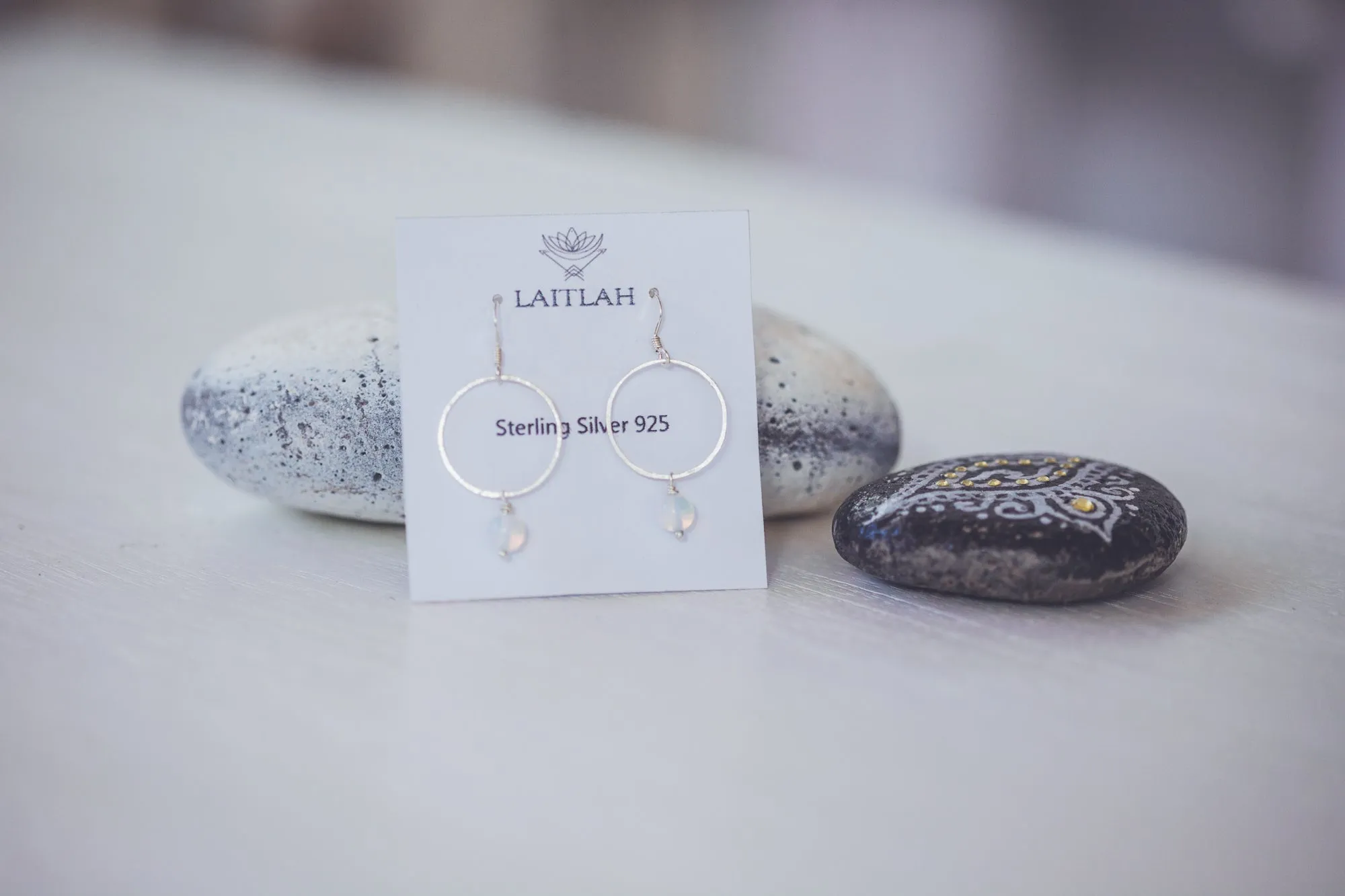 CRYSTAL CIRCLE EARRINGS