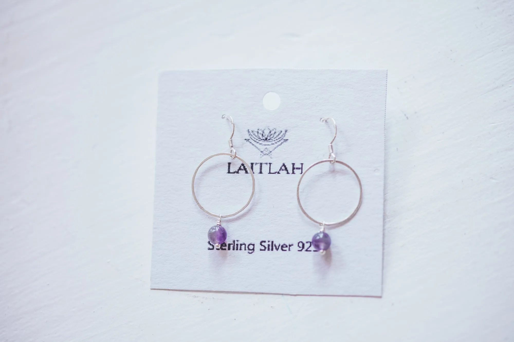 CRYSTAL CIRCLE EARRINGS