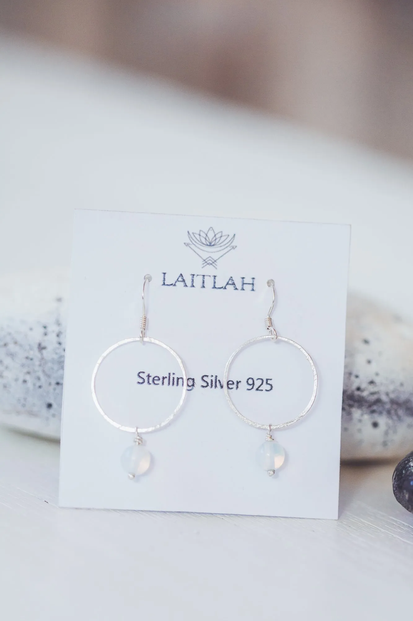 CRYSTAL CIRCLE EARRINGS