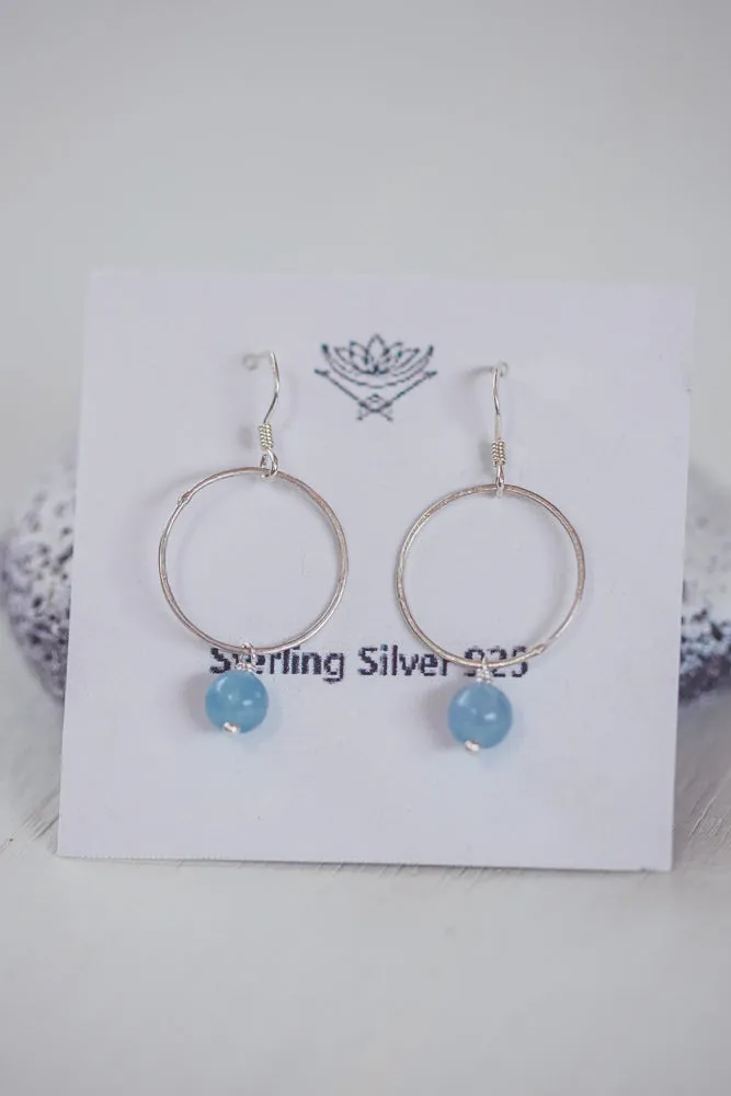 CRYSTAL CIRCLE EARRINGS