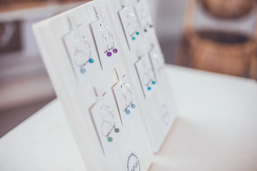 CRYSTAL CIRCLE EARRINGS