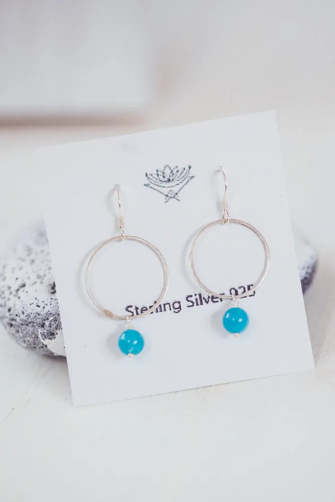 CRYSTAL CIRCLE EARRINGS