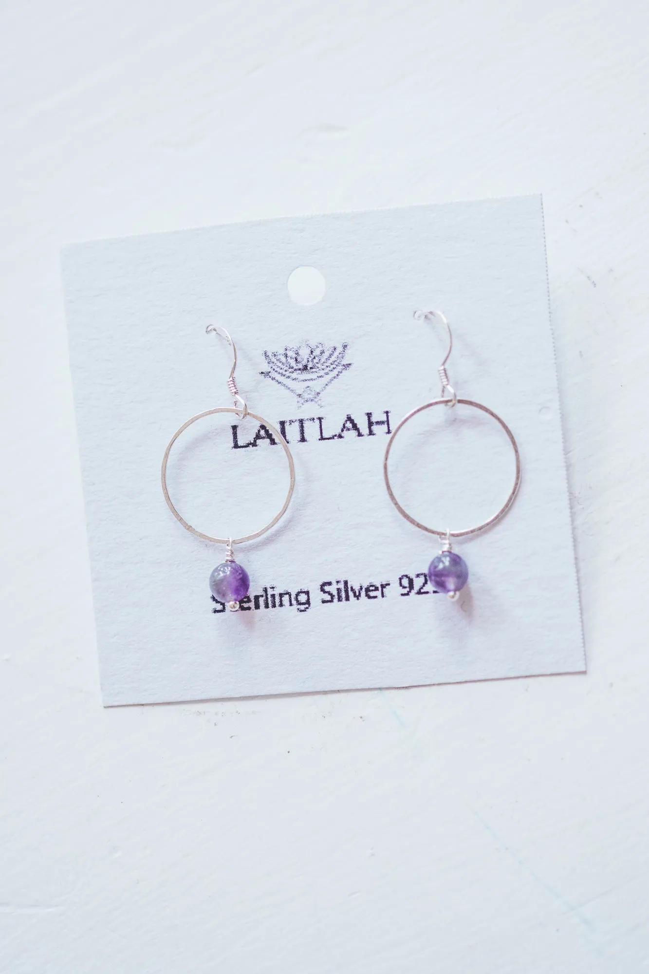 CRYSTAL CIRCLE EARRINGS