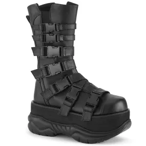 DemoniaCult Neptune 210 Unisex/Mens Platform Calf Length Boots