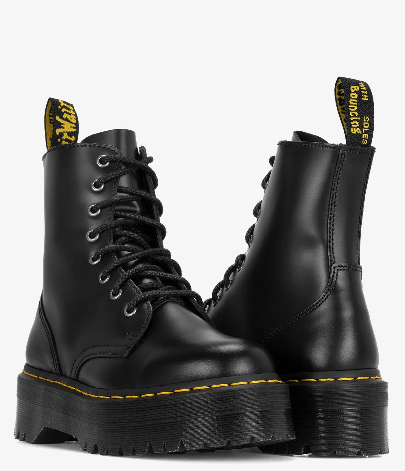 Dr. Martens Jadon Boot Smooth Leather Platforms - Women