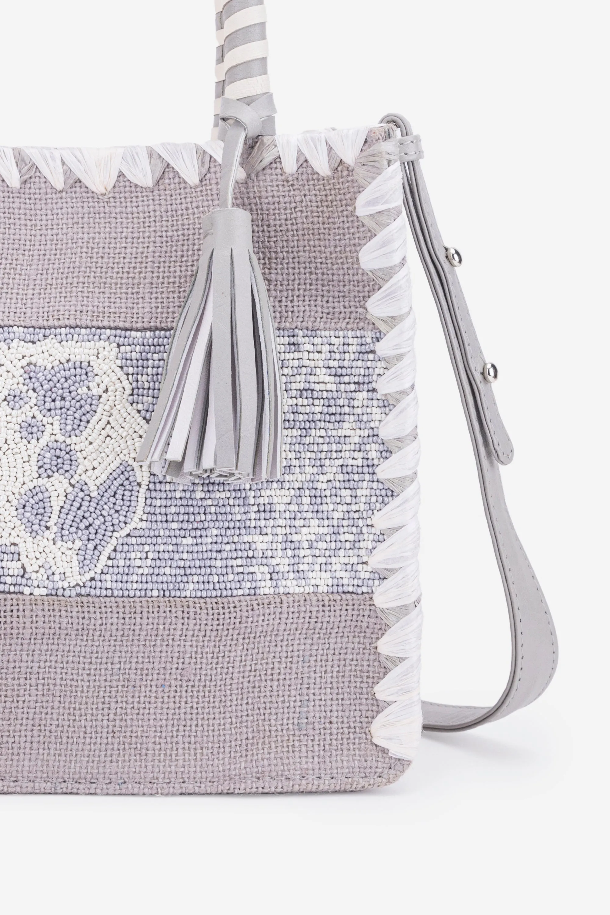 ECO-CONSCIOUS ARIES GRAY HANDBAG