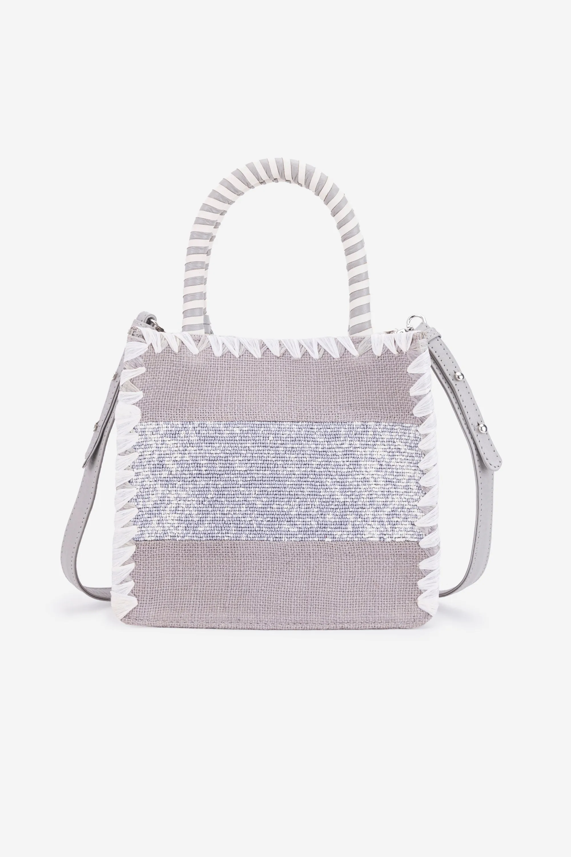 ECO-CONSCIOUS ARIES GRAY HANDBAG