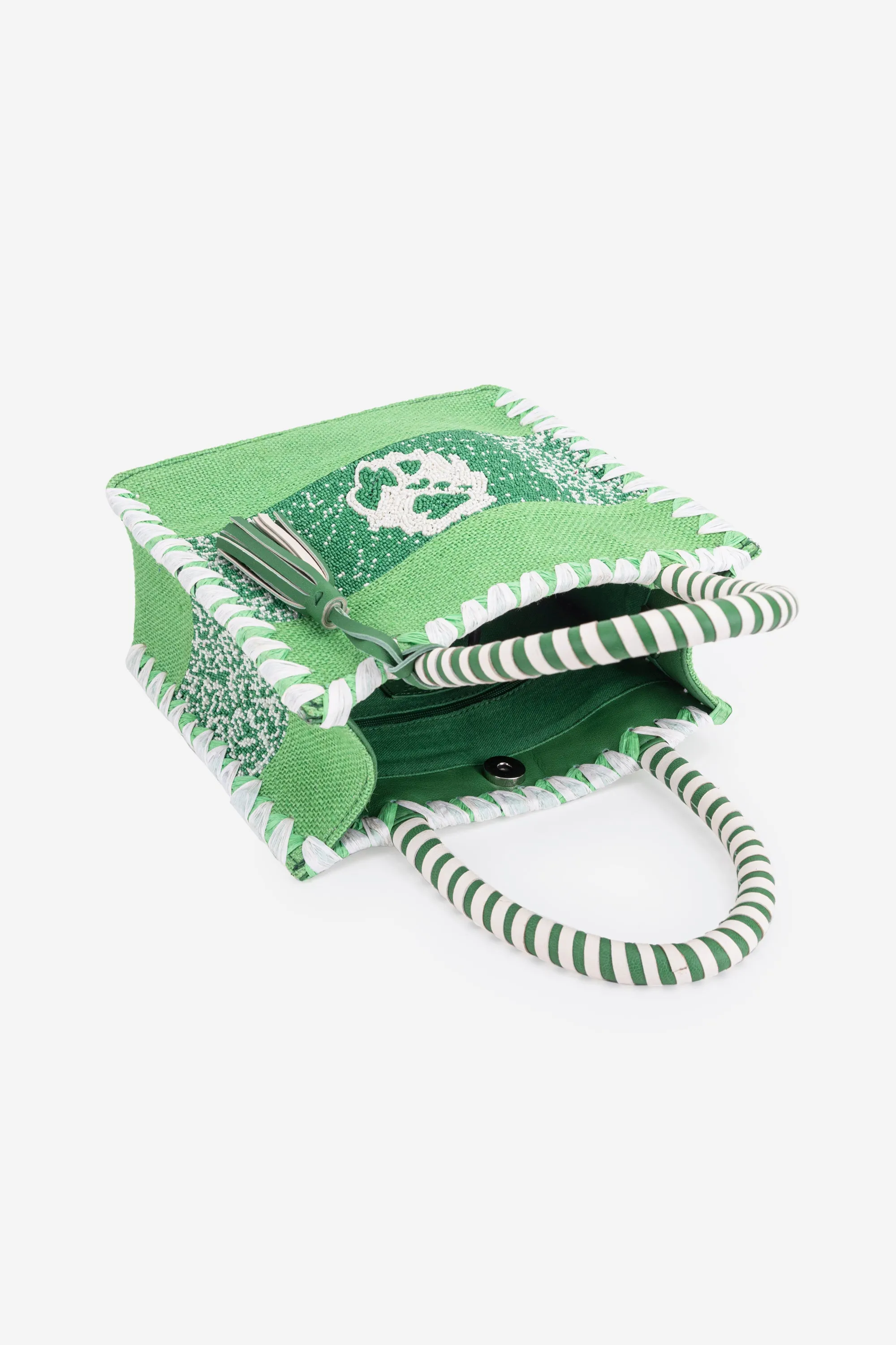ECO-CONSCIOUS ARIES GREEN HANDBAG