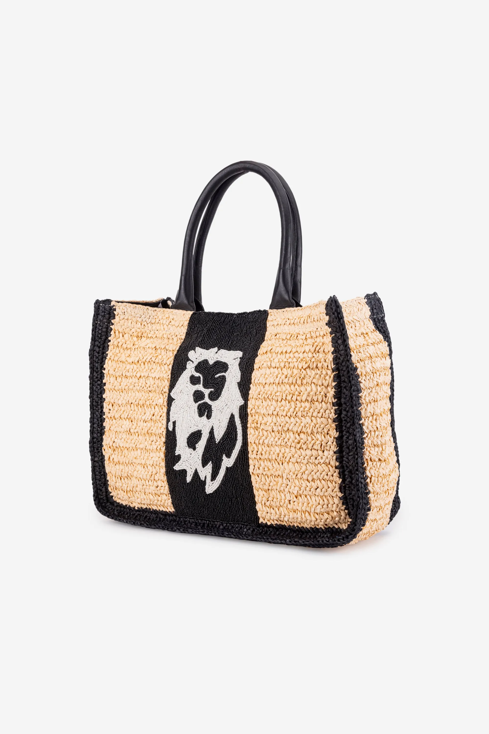 ECO-CONSCIOUS CARA BLACK TOTE BAG