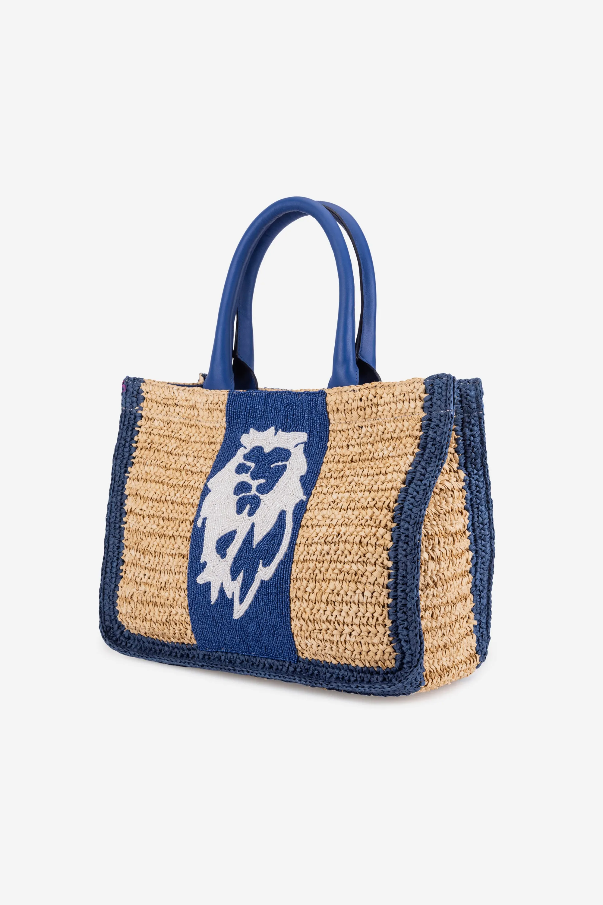 ECO-CONSCIOUS CARA BLUE TOTE BAG