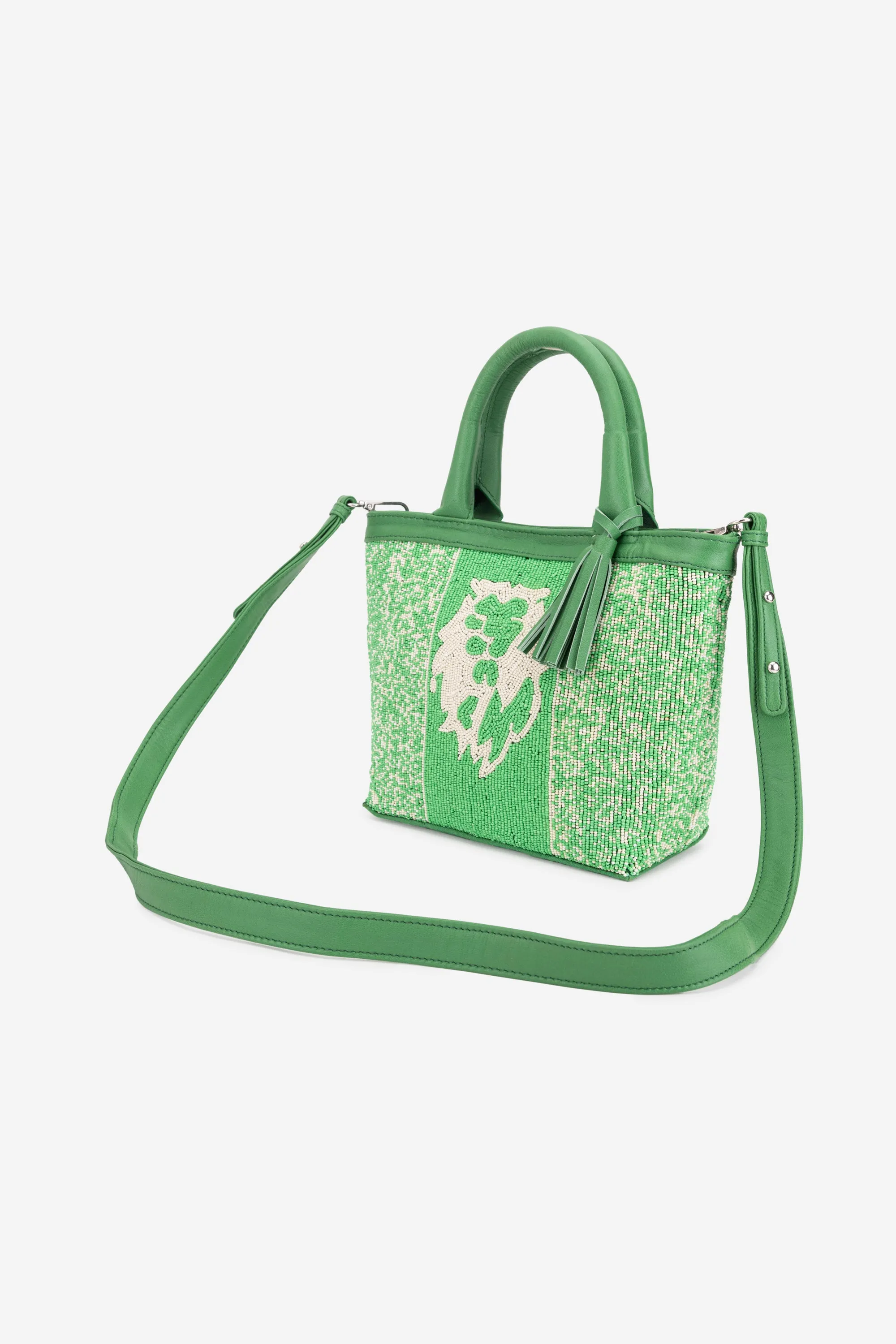 ECO-CONSCIOUS HELEN GREEN HANDBAG