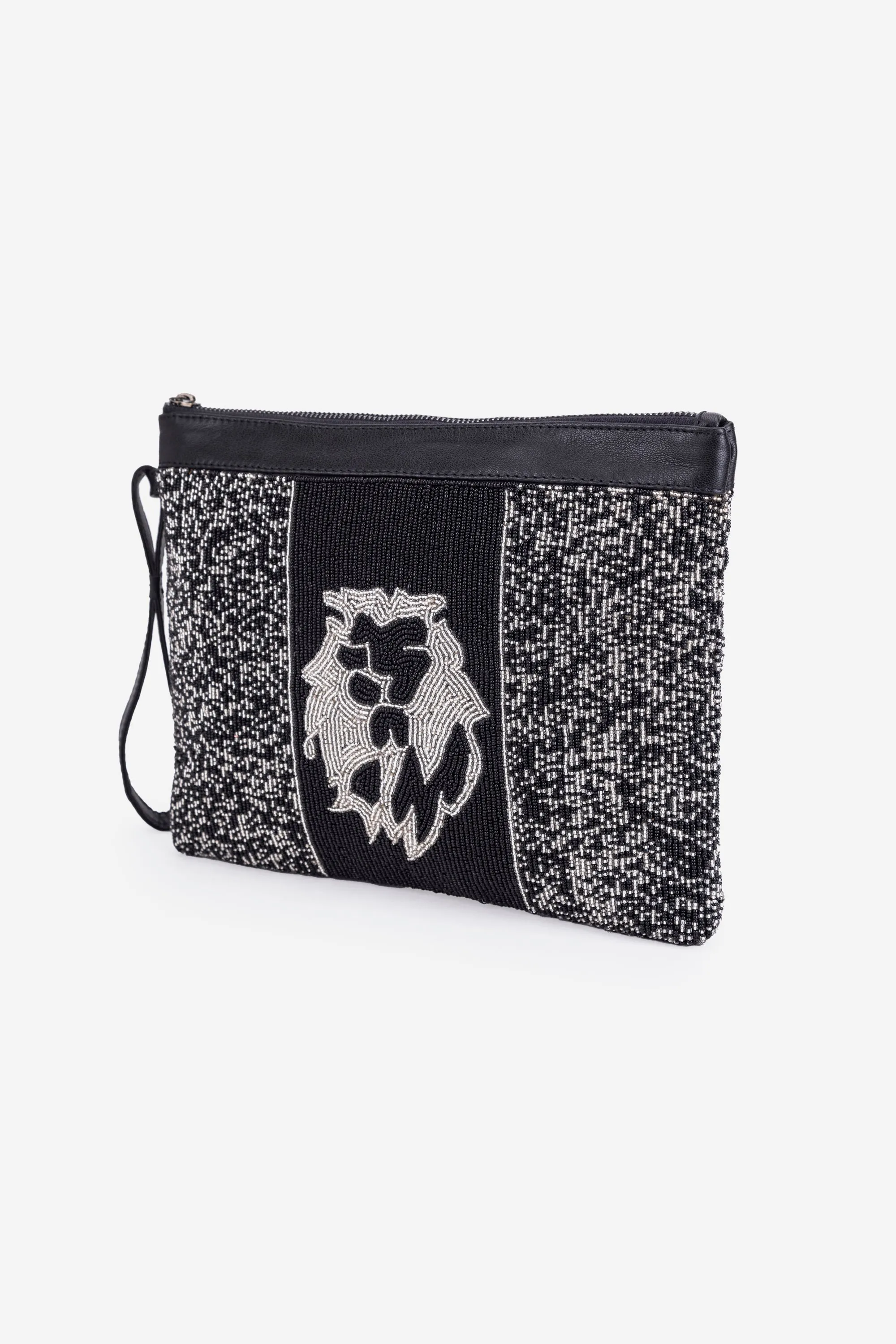 ECO-CONSCIOUS LUNA BLACK/SILVER HANDBAG