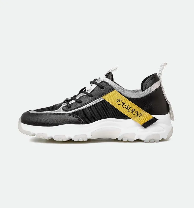 FAMAN CLASSIC LEATHER TRAINERS