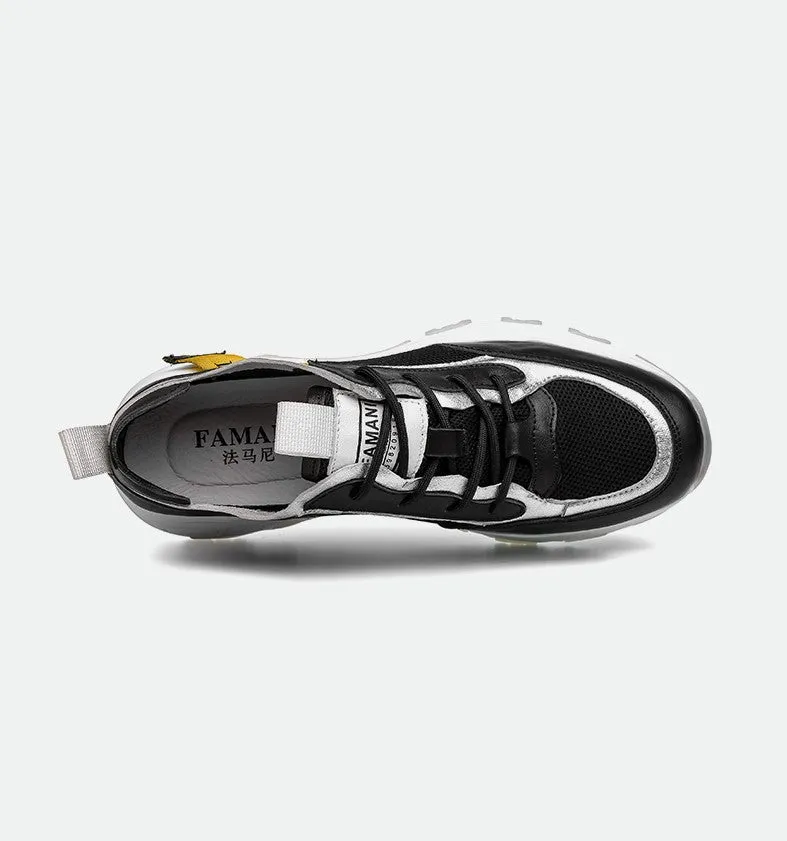FAMAN CLASSIC LEATHER TRAINERS