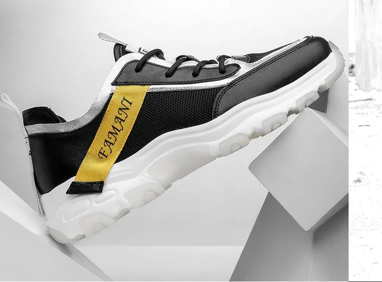 FAMAN CLASSIC LEATHER TRAINERS