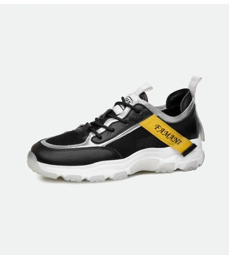 FAMAN CLASSIC LEATHER TRAINERS