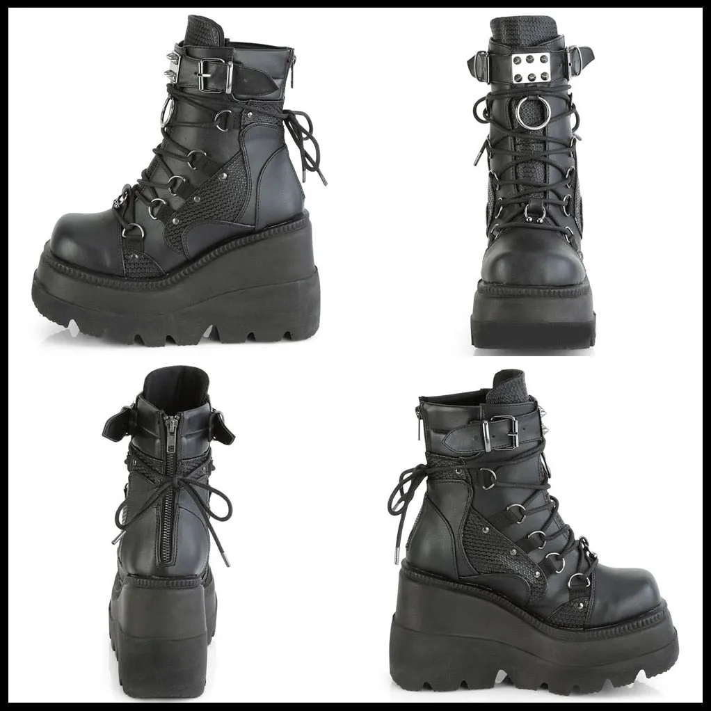 Funki Buys | Boots | Women's Punk High Platform Wedge Boots