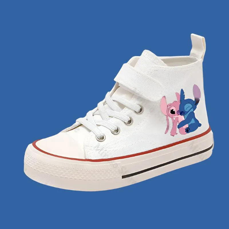 High-Top Canvas Shoes for Kids - Comfortable Sport Shoes