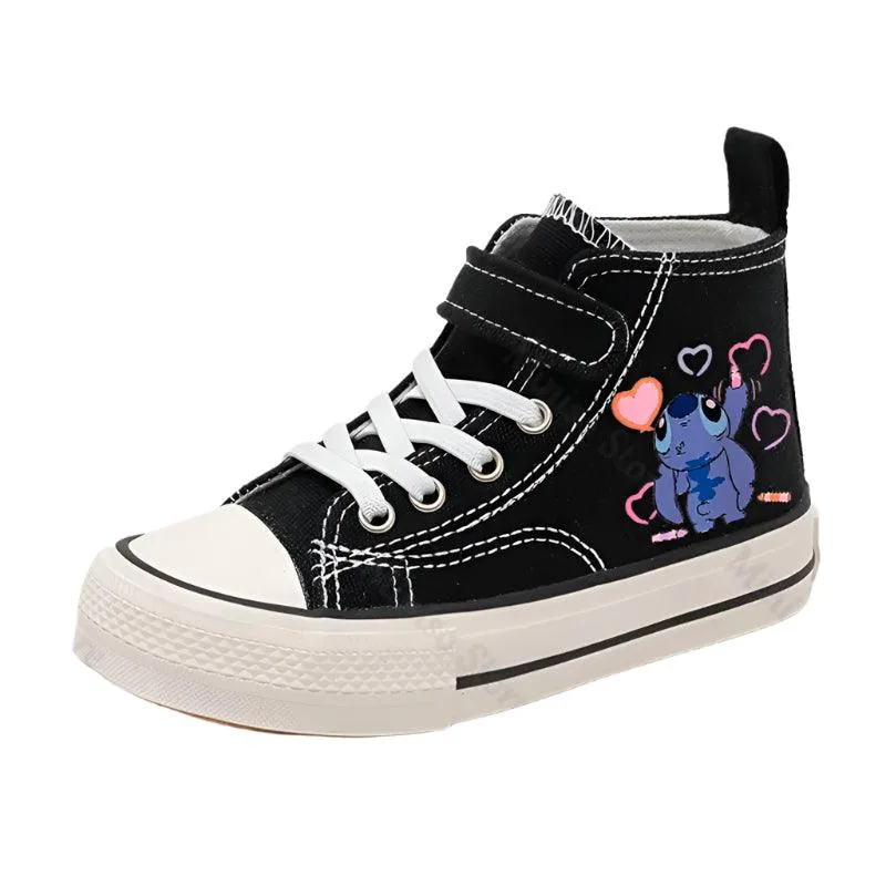 High-Top Canvas Shoes for Kids - Comfortable Sport Shoes