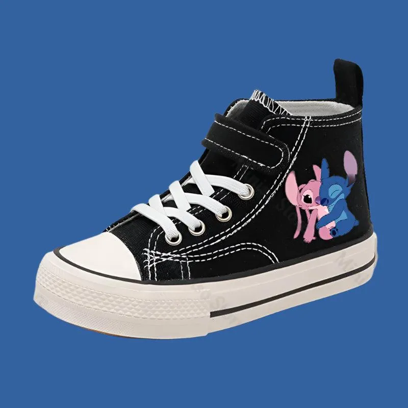 High-Top Canvas Shoes for Kids - Comfortable Sport Shoes