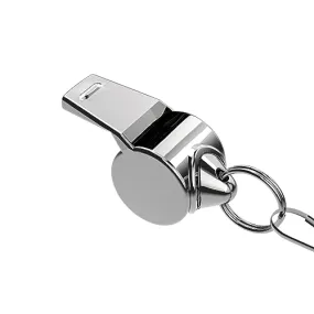 JANREAY Stainless Steel Sports Coach Whistles with Lanyard, Whistle Lanyard for Football Coaches and Sports, Referees, Loud Crisp Sound Whistle-Yellow-08310169
