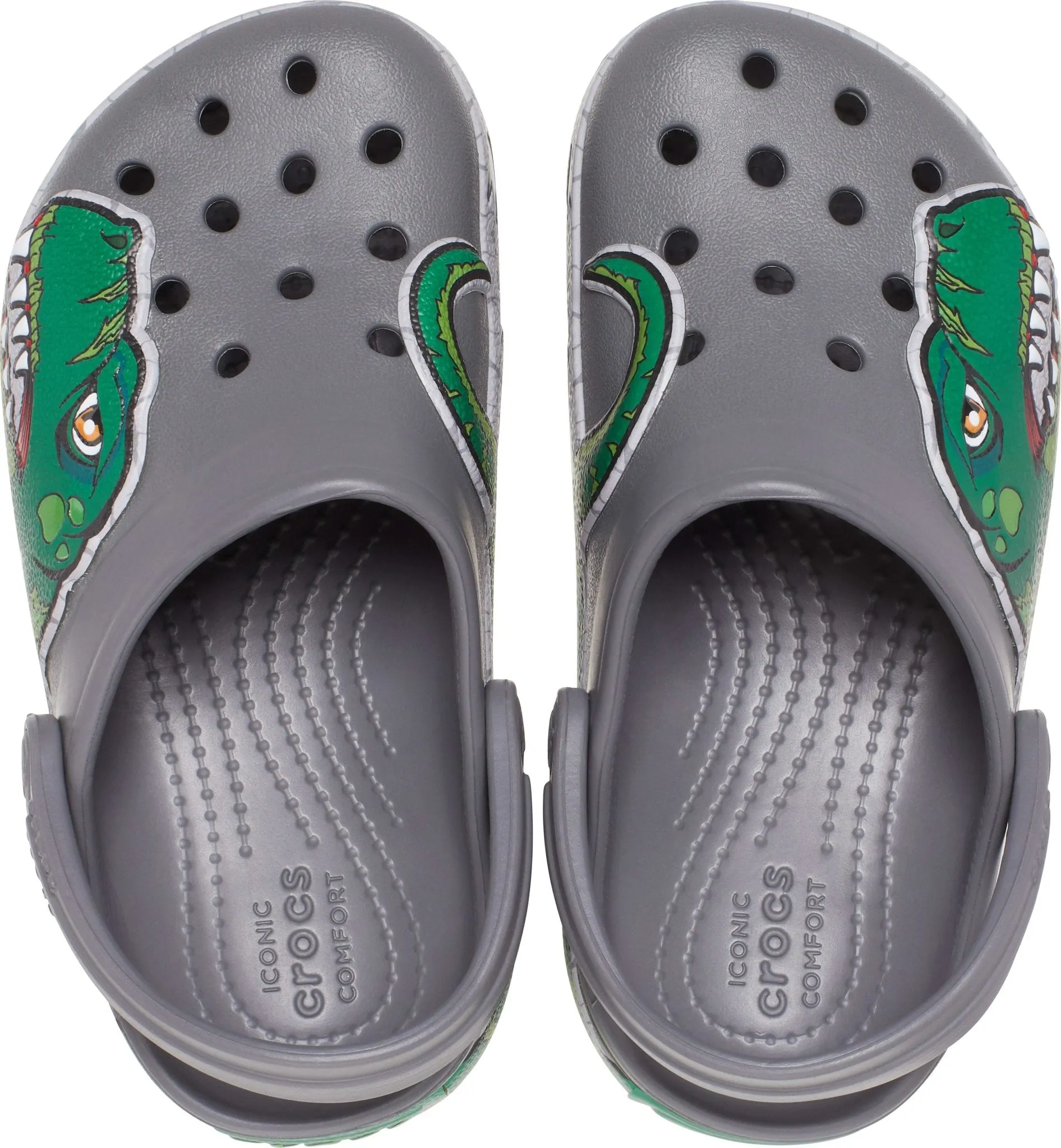 Kids' Crocs Fun Lab Dino Band Lights Clog