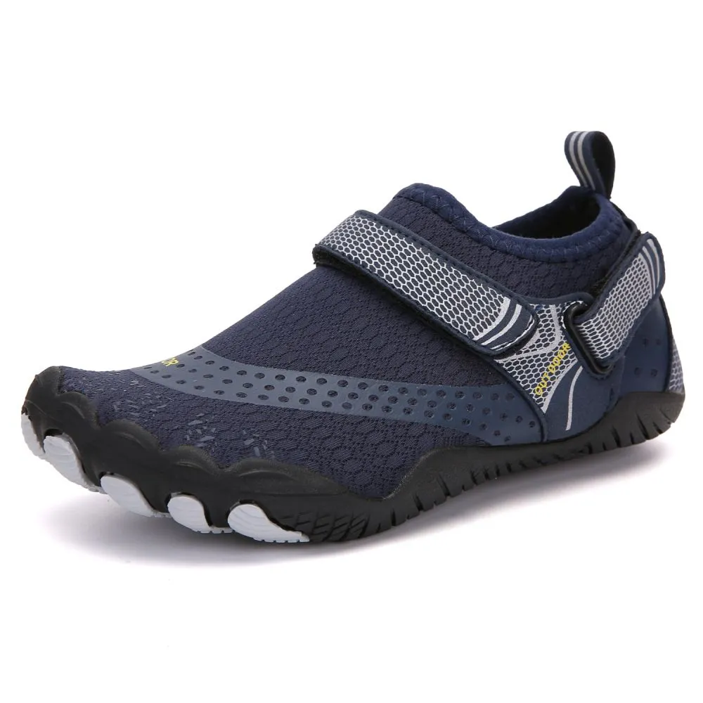Kids' Water Shoes Barefoot Quick Dry Aqua Sports Boys Girls - Blue Size BigKid US2 = EU32